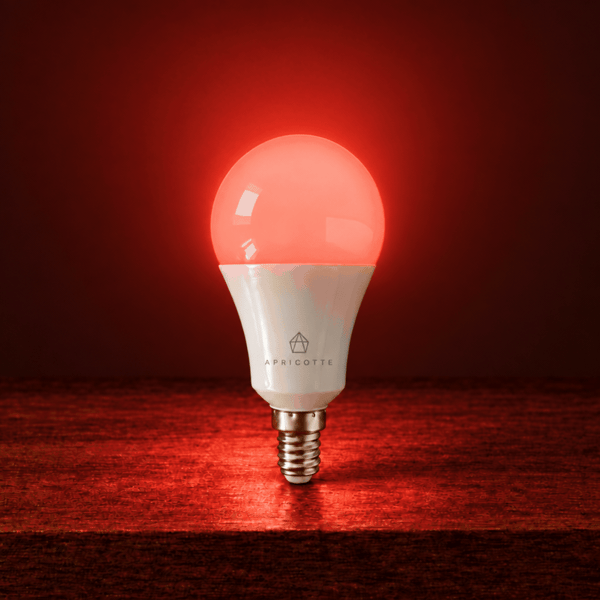 Bombilla E14 3 en 1 – luz roja, ámbar y día